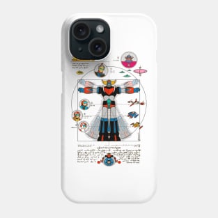 189b Grendizer DaVinci Color Phone Case