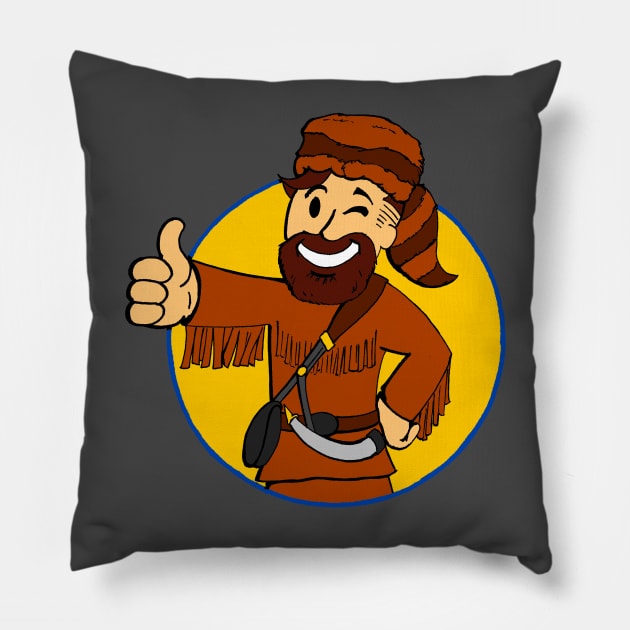 Mountaineer Vault Boy Pillow by Ferrell