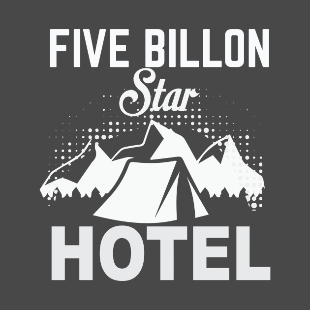 5 Billion Star hotel Outdoors Camping by Grenfell Designs