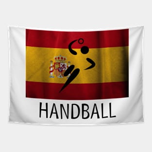 European Team Handball Basic Sport Design Spain Tapestry