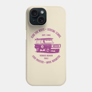 Surfing school Phone Case