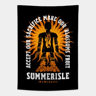 Wicker Man - Vintage Distressed Occult Horror - Pagan Festival Tapestry