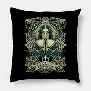 Sinner Nun Pillow