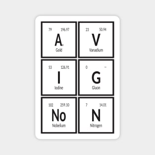 Avignon City | Periodic Table Magnet