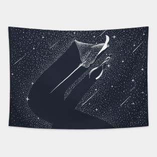 Star Collector and Diver Tapestry