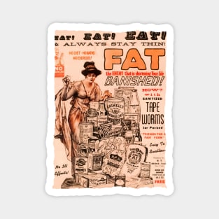 50s Vintage No Diet No Baths No Exercise Magnet