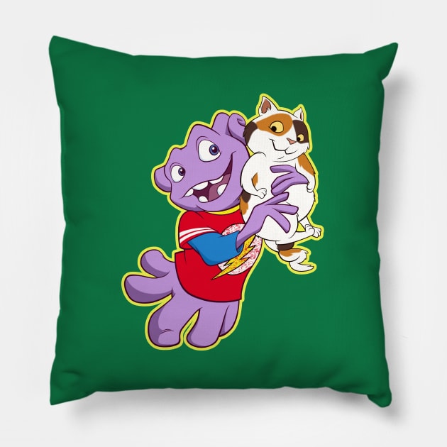 Soft Kitty Home Kitty Pillow by RangerRob