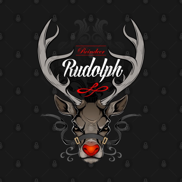 Christmas Rudolph badass by Canache Shop