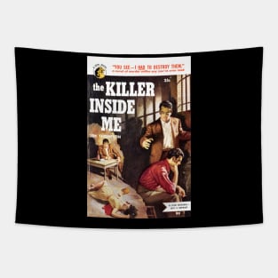 'The Killer Inside Me' Paperback Cover Art Tapestry