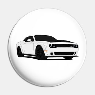 HELLCAT WHITE Pin