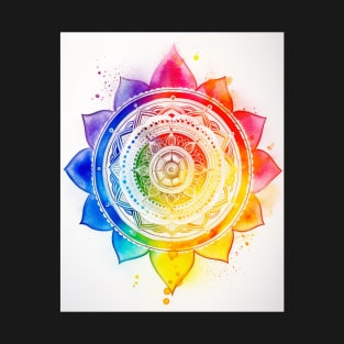 Watercolor Symphony: Harmonizing Colors in Captivating Artwork T-Shirt
