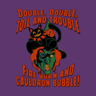 Halloween Witch retro design T-Shirt