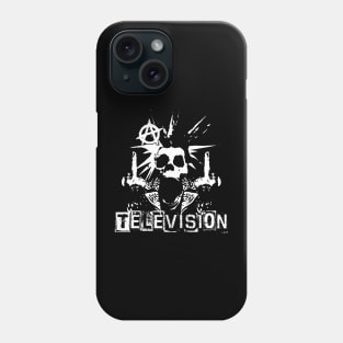 television skeleton punk Phone Case