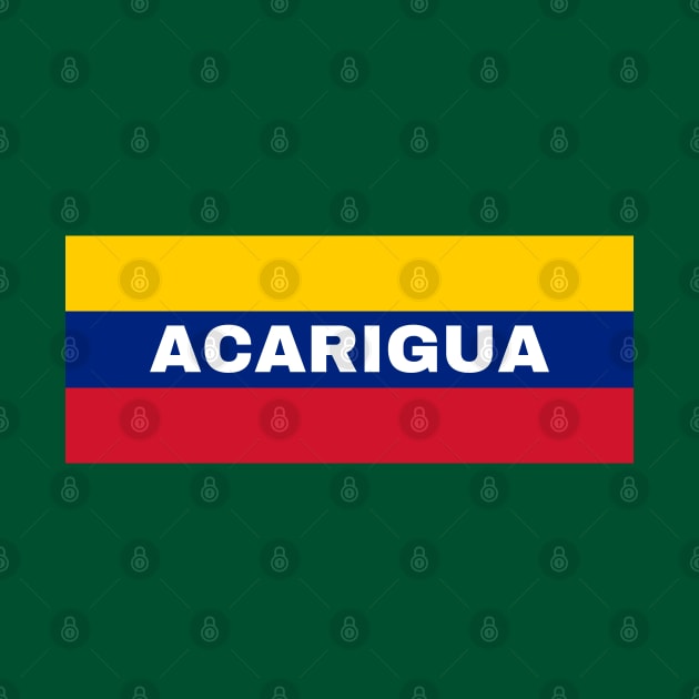 Acarigua City in Venezuelan Flag Colors by aybe7elf