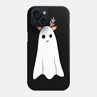 Christmas Ghost Paranormal Reindeer Ghost Ghostie Phone Case