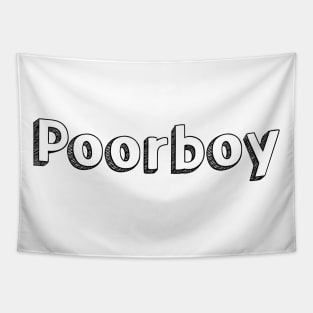 Poorboy / / Typography Design Tapestry