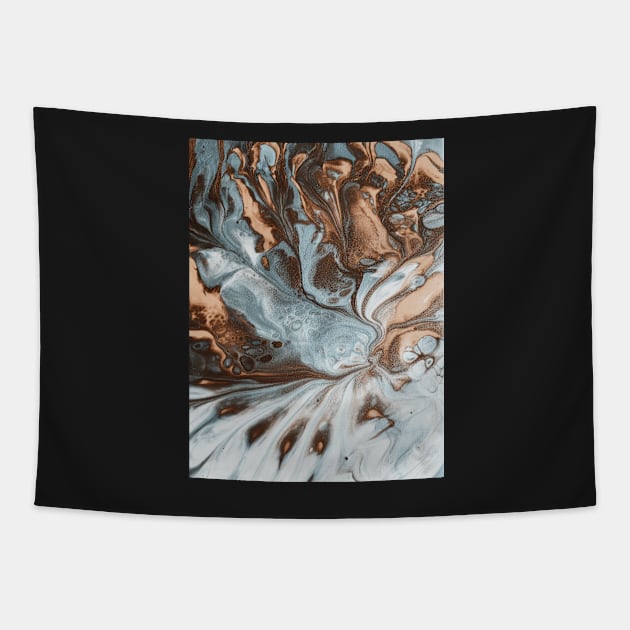 Blue'n Copper Tapestry by xart