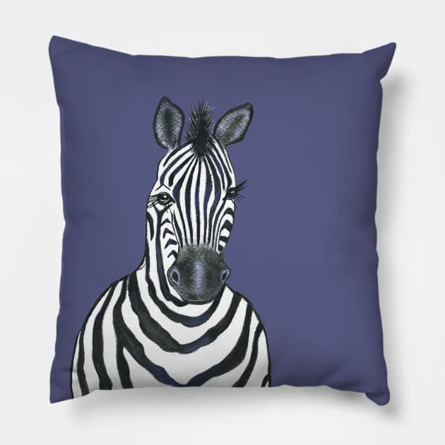 Wildlife zebra Pillow by LatiendadeAryam