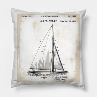 Sailing Boat Pillow