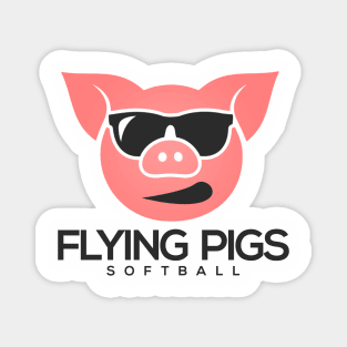 flying pigs raglan Magnet