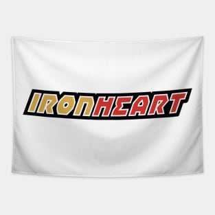 Iron Heart Text Logo Wakanda Forever Tapestry