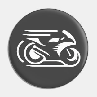 I love motorcycle Pin