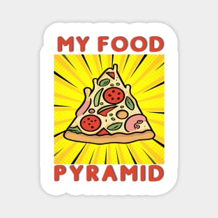 The Pizza Pyramid, My Food Pyramid Magnet