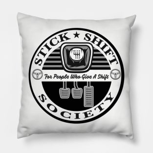 Stick Shift Society Pillow