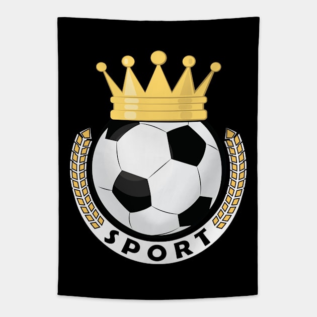 Sports King - Football / Soccer Tapestry by DesignWood-Sport