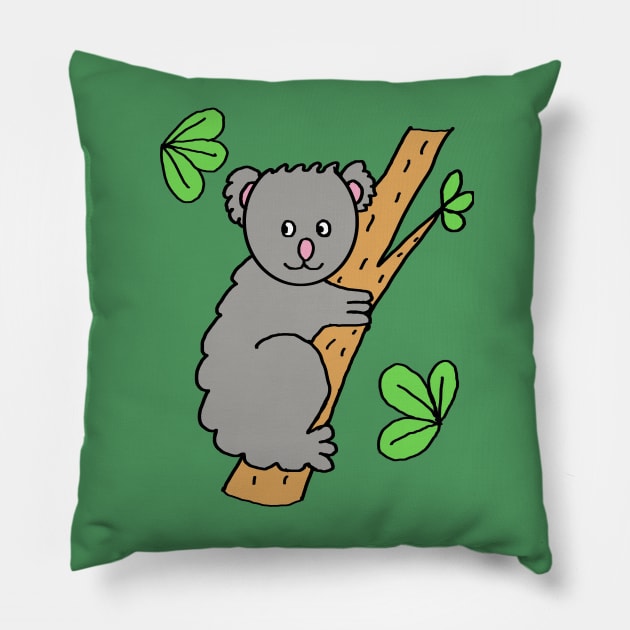 Friendly koala Pillow by ArtStyleAlice