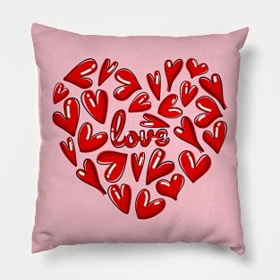 Heart with heart Pillow