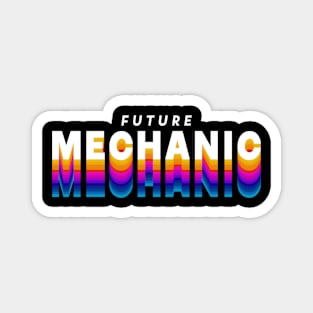 future mechanic in gradient color Magnet