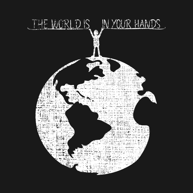 'The World Is In Your Hands' Food and Water Relief Shirt by ourwackyhome