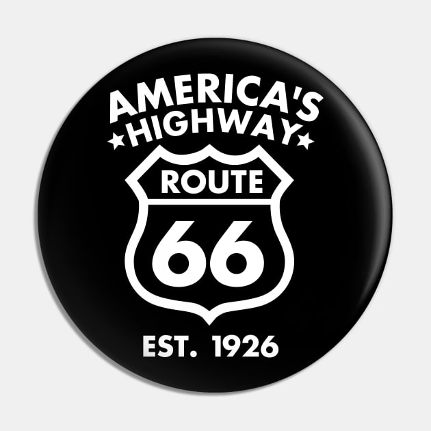 America's Highway Route 66 Pin by DetourShirts