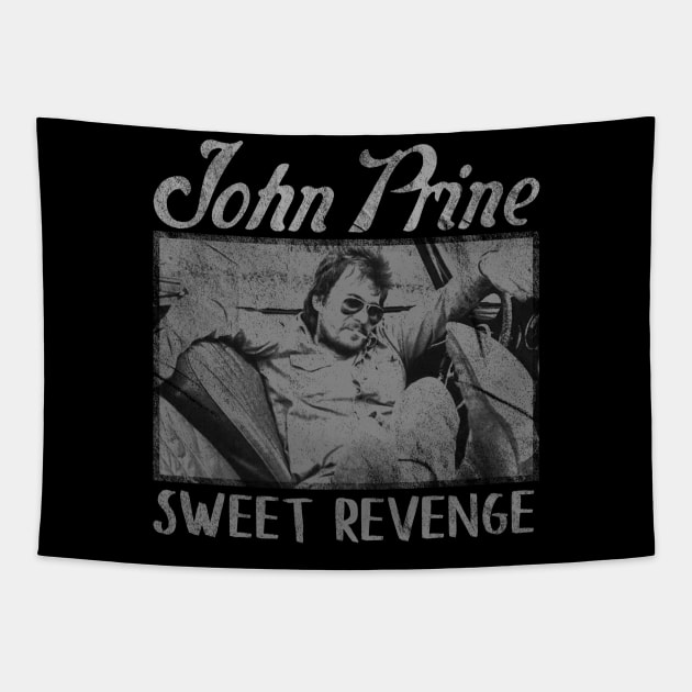 John Prine Sweet Revenge Tapestry by kilshamy