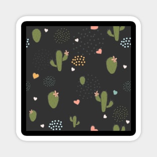 Cactus Pattern Magnet