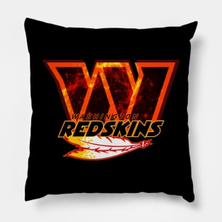 washington redskins football logo Pillow