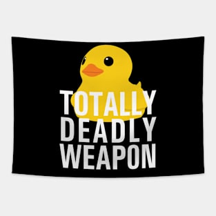 Deadly Rubber Duck -- 2019 Hong Kong Protest Tapestry