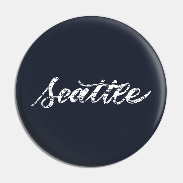 Seattle Script Pin by polliadesign