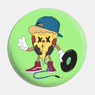 DJ Pizza Pin