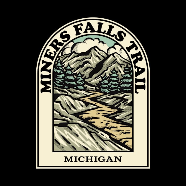 Miners Falls Trail Michigan hiking backpacking trail by HalpinDesign