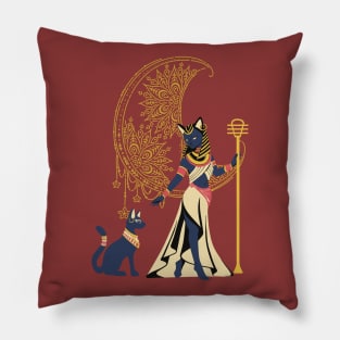 Egyptian Goddess Bastet Pillow