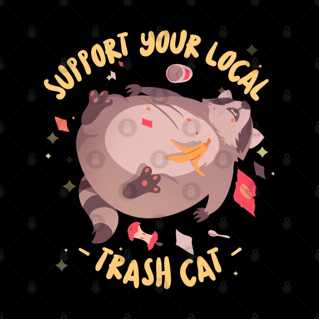 support your local trash cat by hunnydoll