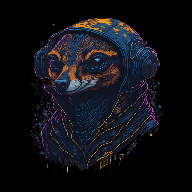 cyber meerkat by PrintsCretiveArte