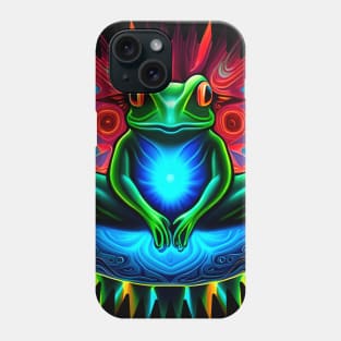 Froggy Animal Spirit (24) - Trippy Psychedelic Frog Phone Case