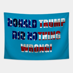 Donald trump did nothing wrong! Tapestry