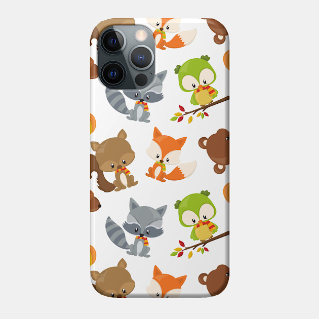 Woodland Animals, Forest Animals, Fall Animals - Woodland Animals - Phone Case