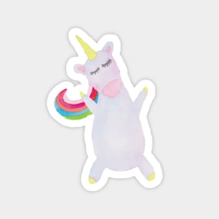 Cute Watercolor Unicorn Magnet