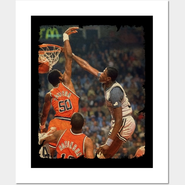 SI Photo Blog — Patrick Ewing dunks on Ralph Sampson during a 1982