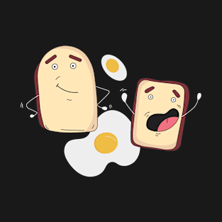 Breakfast Eggs and Bread T-Shirt